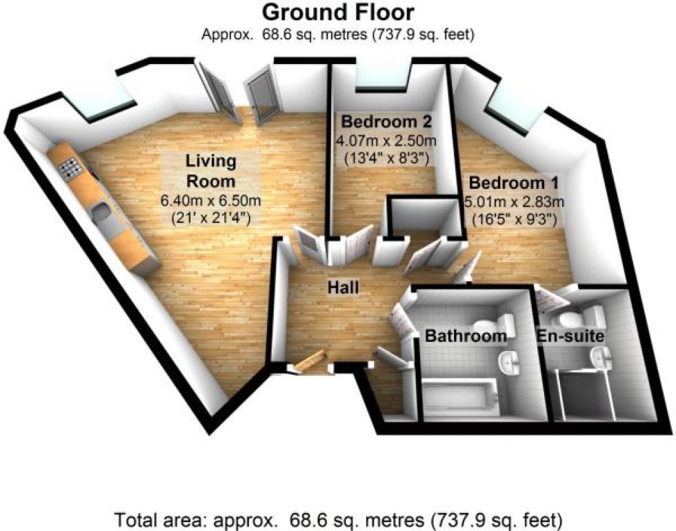 Floorplan for Mallard Court, BISHOP'S STORTFORD