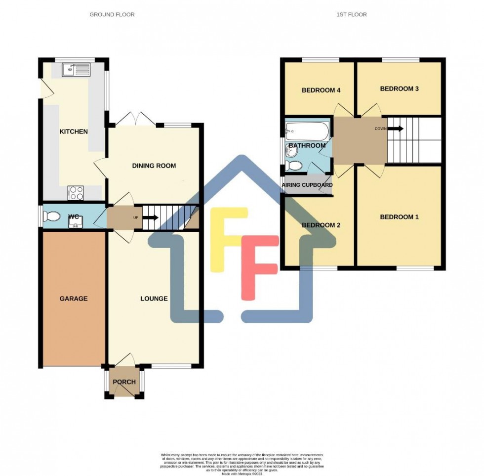 Floorplan for Wentworth Drive, Bishop's Stortford