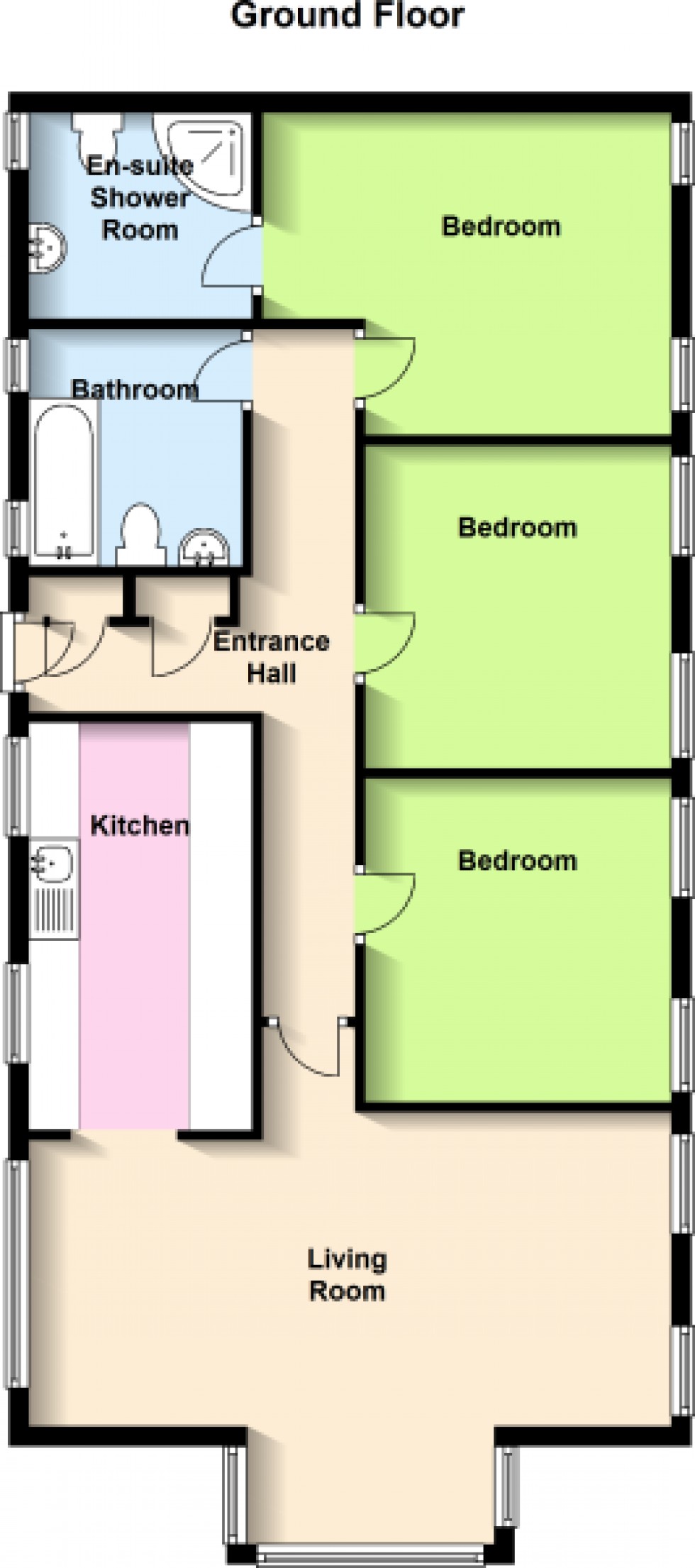 Floorplan for Nightingales, BISHOP'S STORTFORD