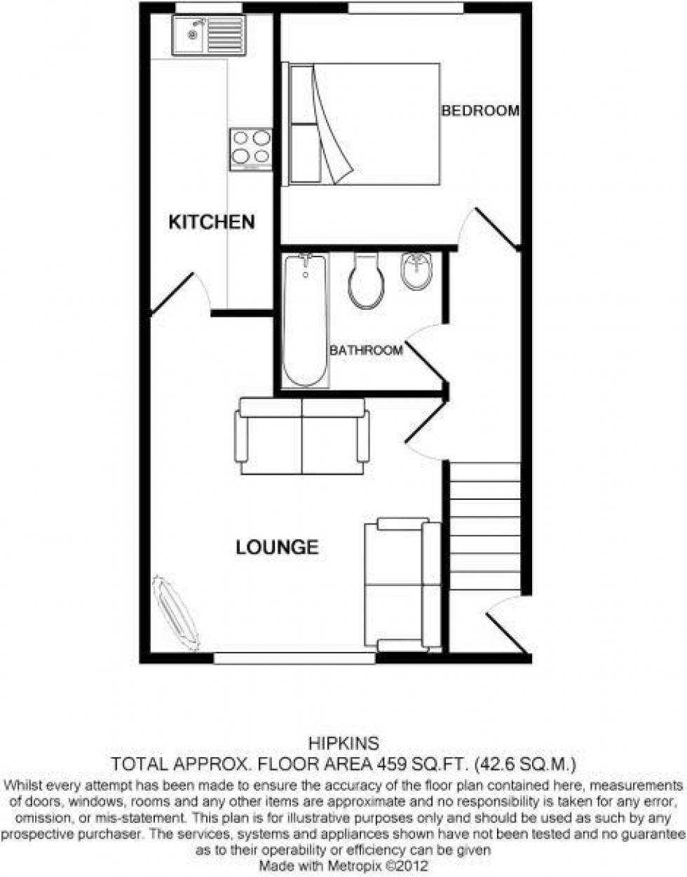 Floorplan for Hipkins, BISHOP'S STORTFORD