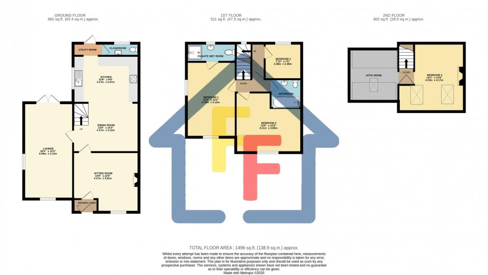 Floorplan for Dunmow Road, TAKELEY
