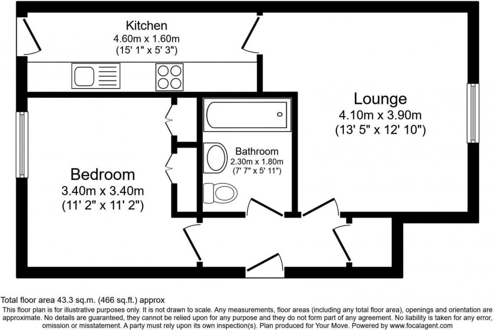 Floorplan for Goodwin Stile, Bishop's Stortford