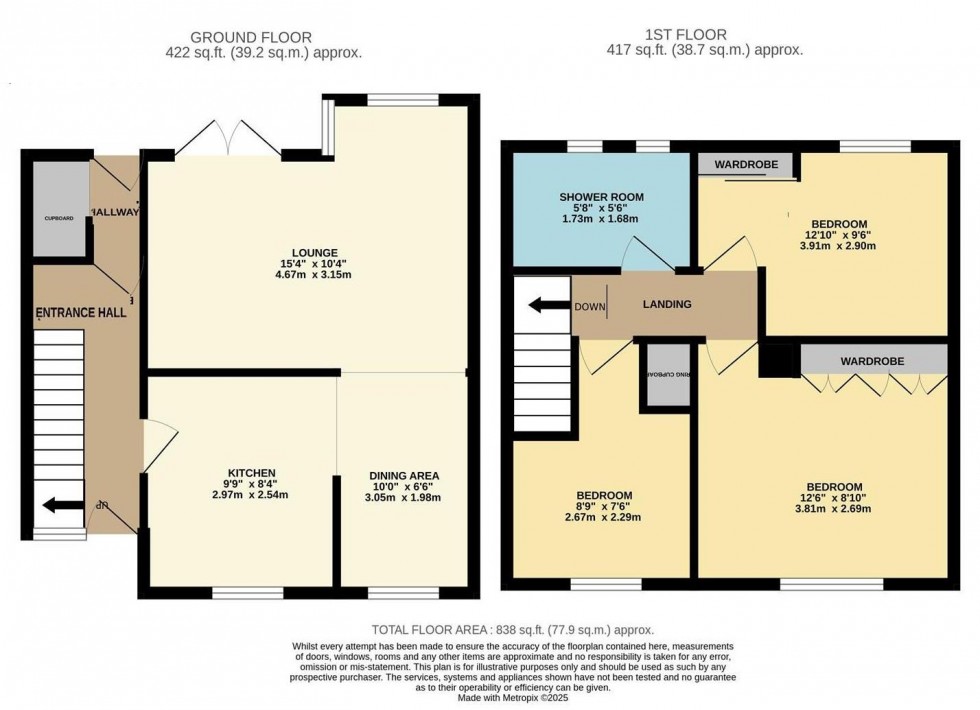 Floorplan for Rundells, Harlow