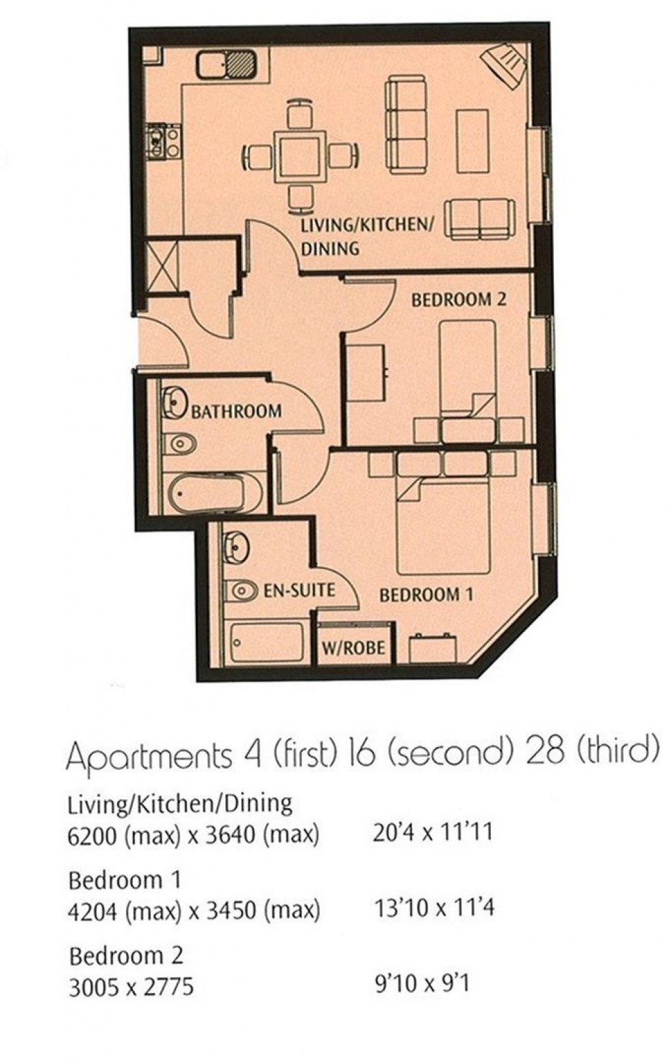 Floorplan for Walsworth Road, HITCHIN
