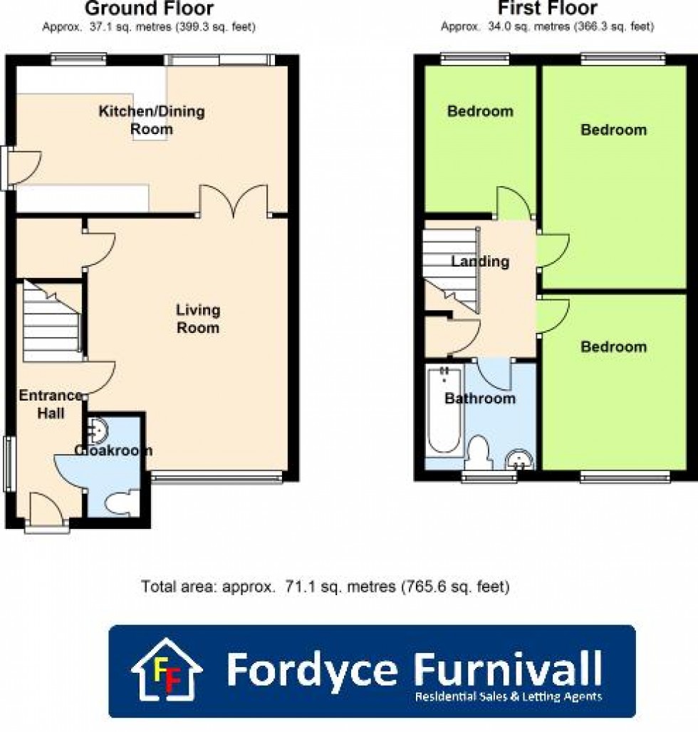 Floorplan for Albert Gardens, HARLOW