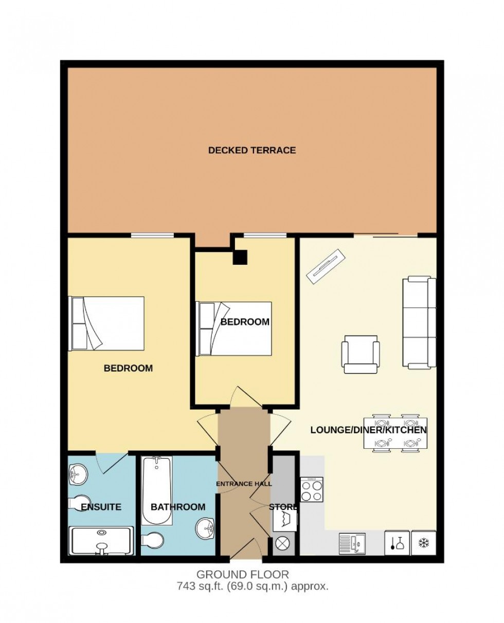 Floorplan for Riverside, Bishop's Stortford