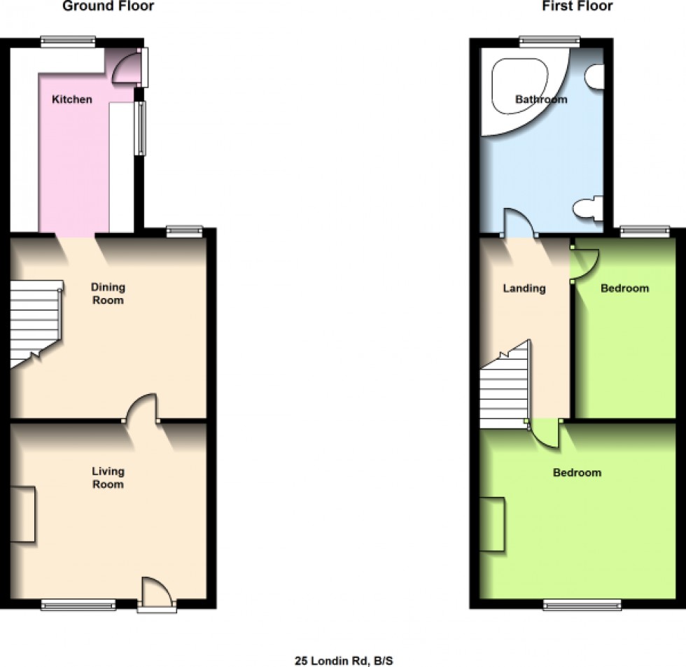 Floorplan for London Road, BISHOP'S STORTFORD
